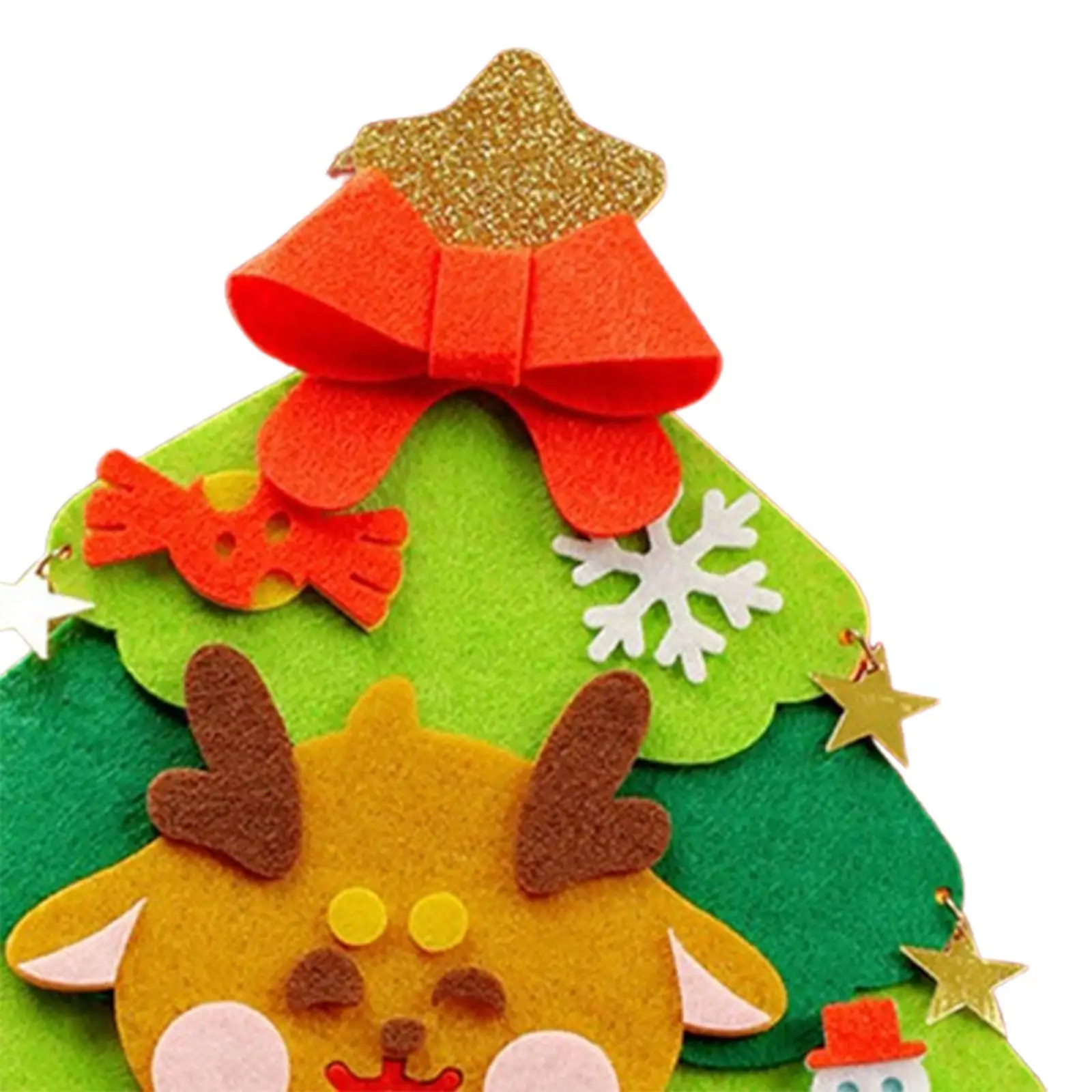 DIY Filz Weihnachtsbaum Weihnachtsgeschenk Weihnachtsbaum Form Box handgemachte Organizer