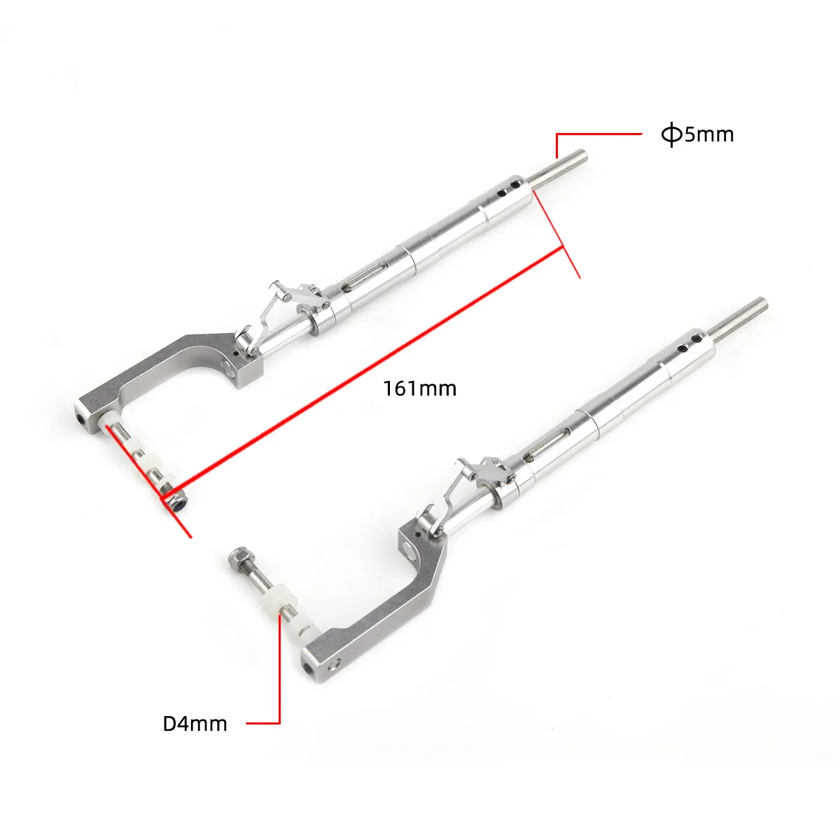 XAERO train d'atterrissage Anti-Vibration en alliage d'aluminium pour avion RC 1 ensemble f5xD4mmx161mm train d'atterrissage absorbant les chocs