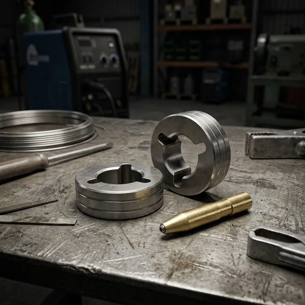 For Continuous Daily Operation V-Groove Drive Roll for Kit V-groove Drive Wheel Kit 0.030 Inch Specification Metal Construction
