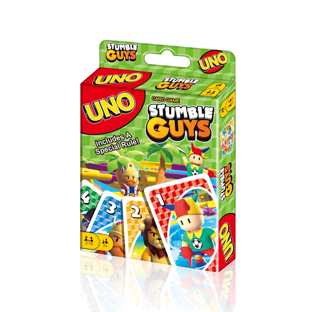 UNO FLIP! STUMBLE GUYS Board Game Anime Cartoon Figure Pattern Family Funny Entertainment uno Cards Games Christmas Gifts