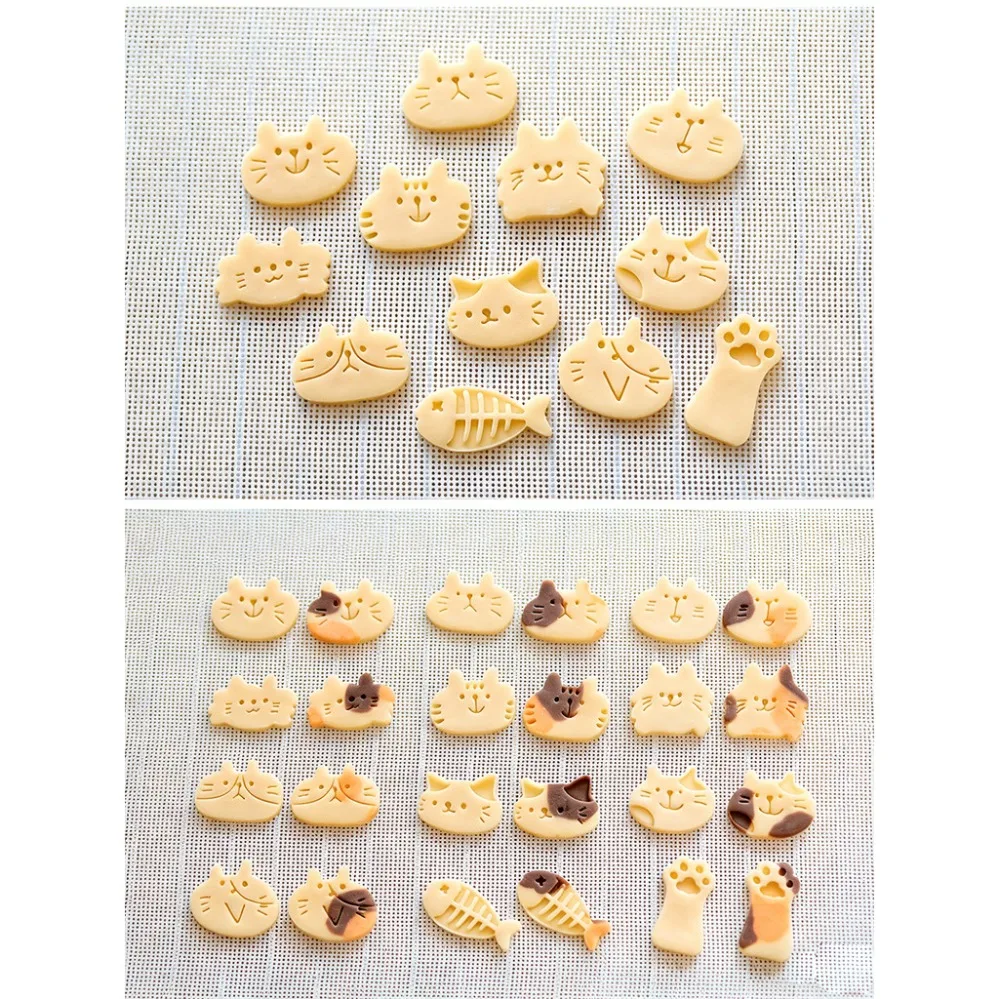 Cute Kitten DIY Stamp Cookie Cutters Baking Mold Baking Accessories For Kitchen Baking view 4