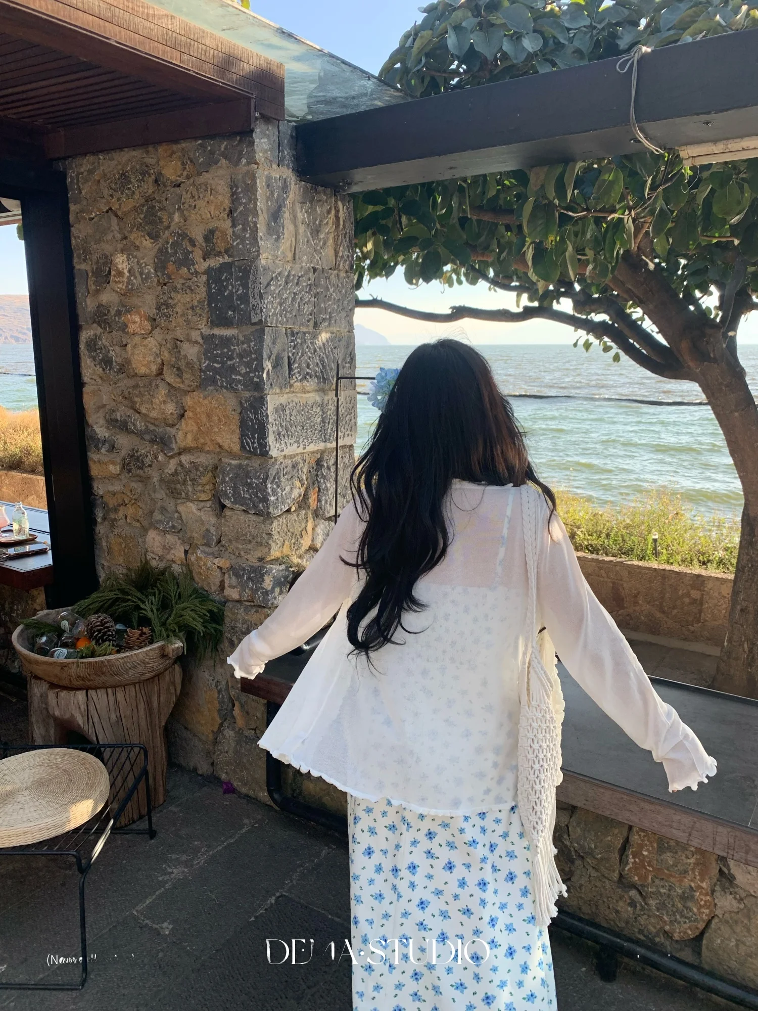 

Demaa Women's Light Knitted Sunscreen Cardigan Breathable Lace Shirt Long Sleeve High Elasticity Mosaic Spring Summer Ou...