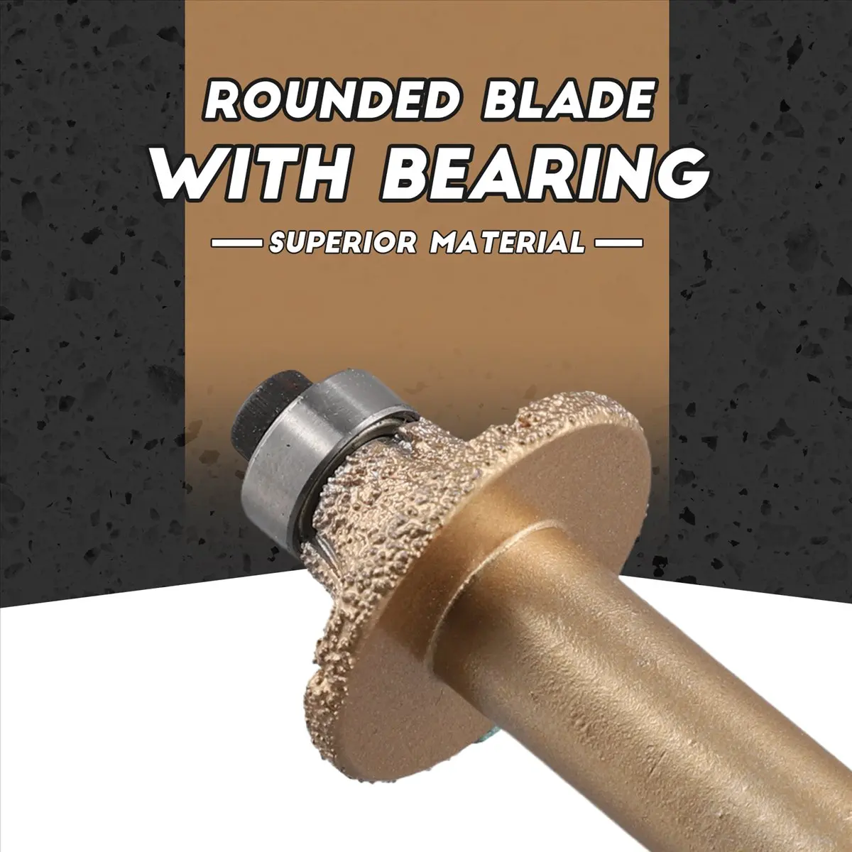 xingxing Marble 31mm Dia Bullnose Profile Wheel Router Bit