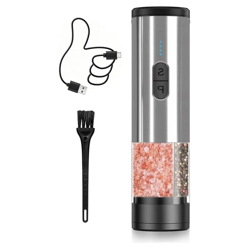 Cost Effective Electric Salt And Pepper Grinder Set Automatic Salt And Pepper Mill Shakers Large Capacity