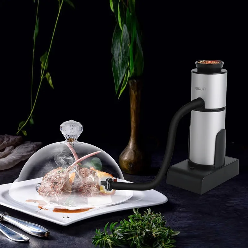 Molecular Cuisine Smoke Hood Food Grade Lid Dome Cover For Smoker Gun Accessory Smoke Infuser Cake Steak Cover Kitchen Food Dish