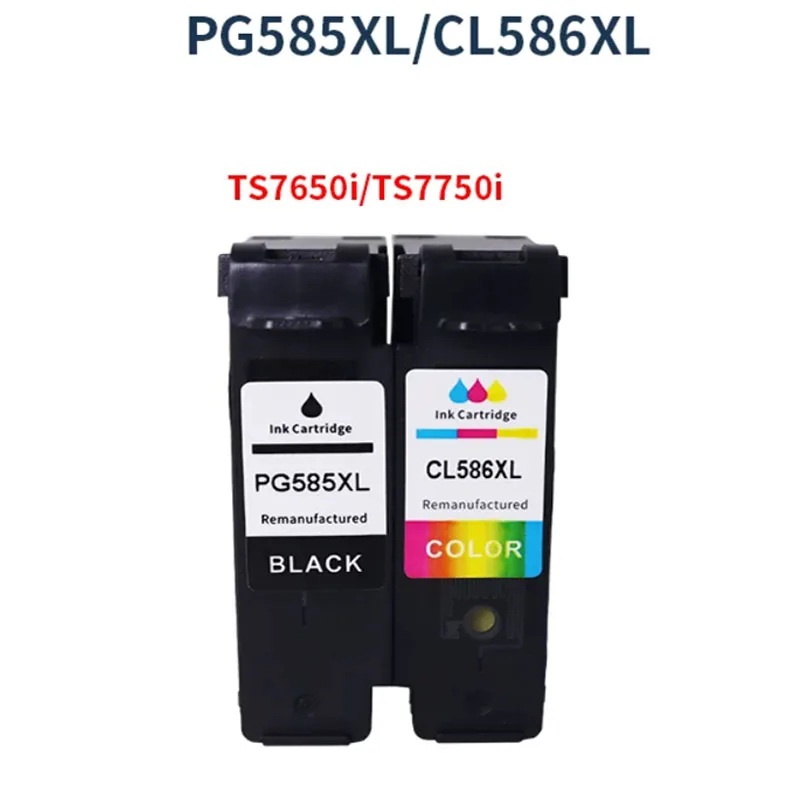 PG585XL CL586XL PG595XL Ink Cartridge Compatible for Canon TS7760 TR7860 TS5560 TR7160 TS4060 Printer 585 586XL Ink Box