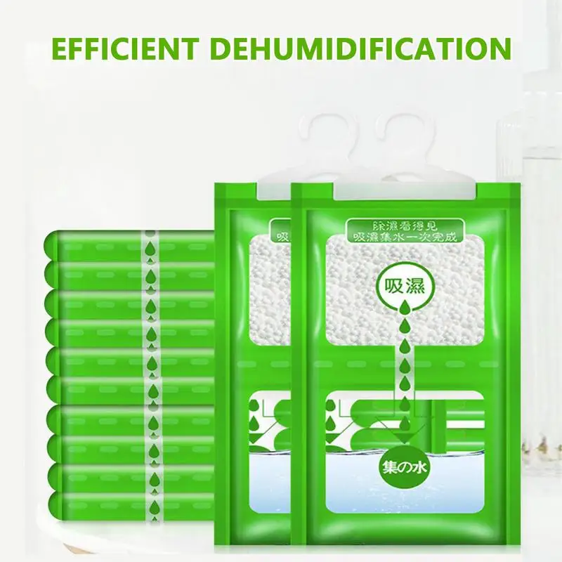 10PCS Moisture Absorbers Portable Dehumidifiers For Closet Indoor Desiccant For Effectively Trapping Extra Closet Dehumidizer