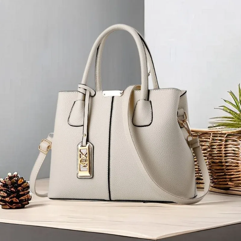 

Трансграничная новая стильная женская сумка через плечо, элегантная сумка-тоут большой вместимости.