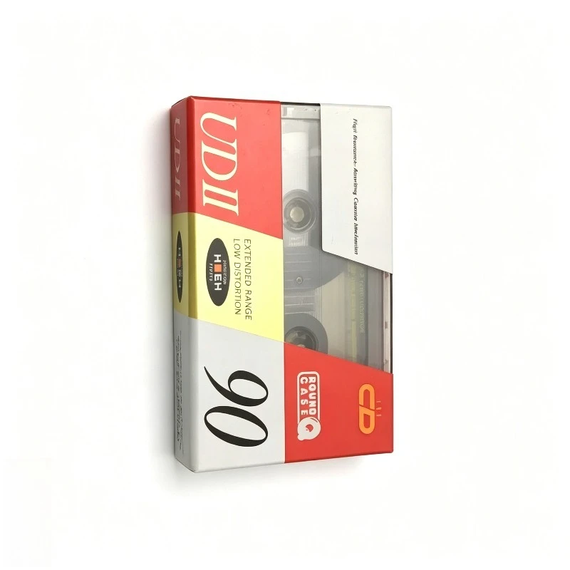 100% Original New For Maxell UDII 90min Type II Blank Cassette With Translucent Package For Recording & Duplication