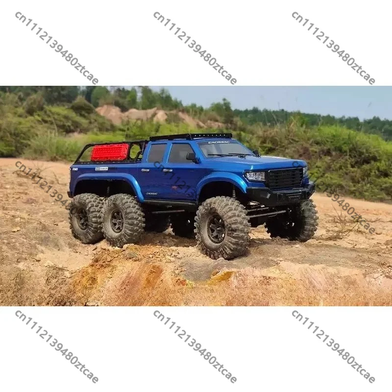 6X6 RC Rock Crawler Pickup Truck, Electric Off‑Road Car With Front‑Rear Differential Lock, RTR Hobby Vehicle