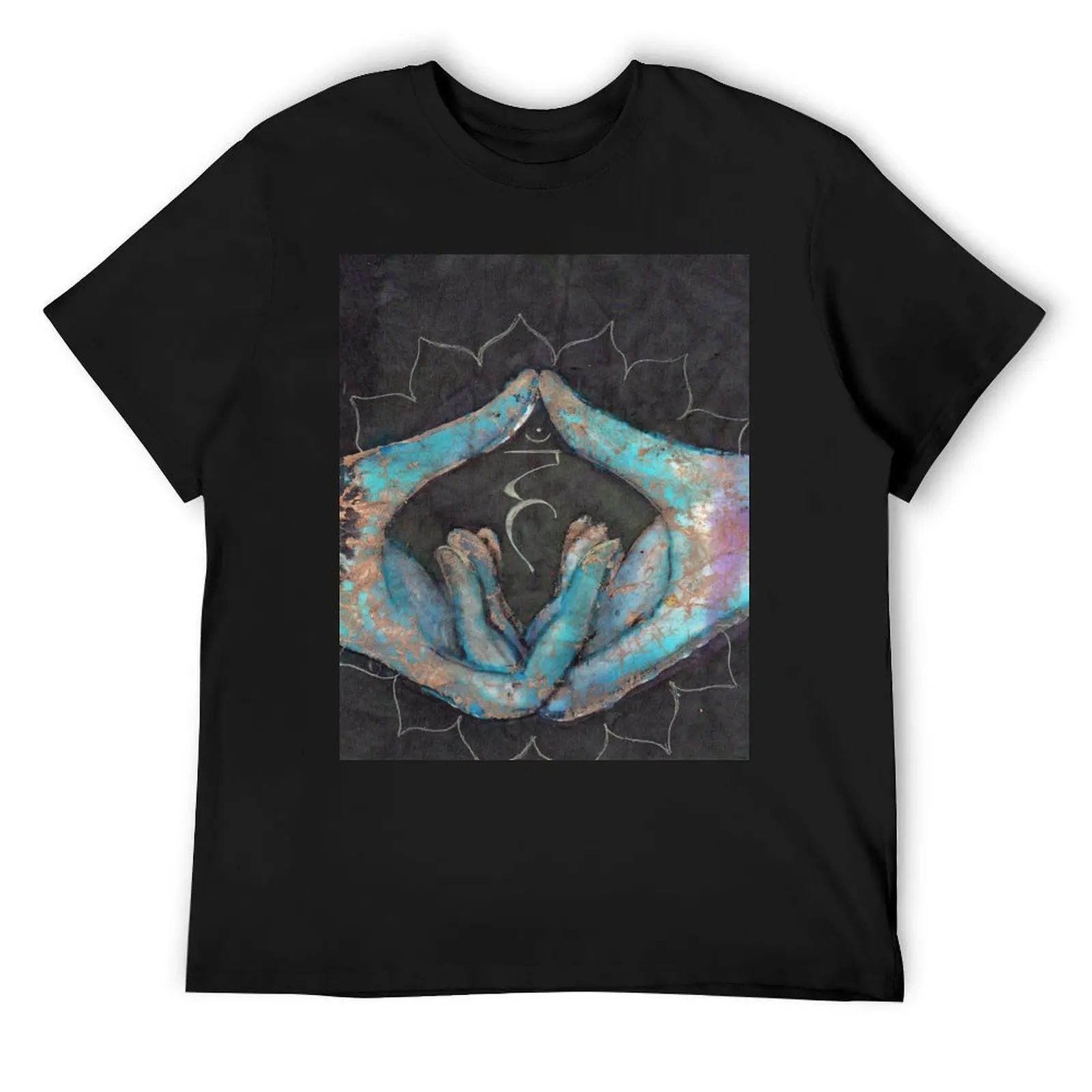 Vishuddha-футболка с горлом, чакры и грязью, летний топ, одежда в стиле аниме, таможенный дизайн, ваши собственные мешковатые рубашки, мужская мода