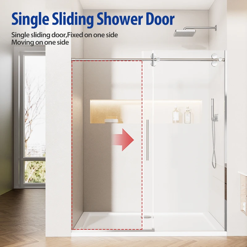 bathroom shower door 56-60