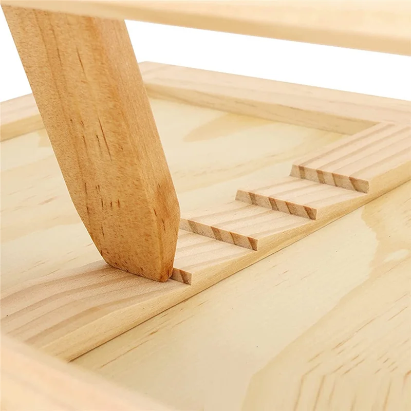 1 шт., настольный мольберт из бука, портативный художественный футляр Burlywood для начинающих и взрослых