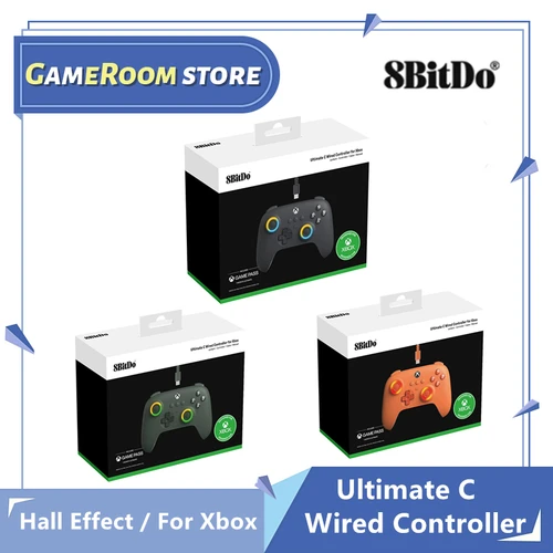 Imagen 1 del producto 8BitDo Ultimate C Controlador con cable Joysticks de efecto Hall Gamepad USB con para Xbox Series X/S, Xbox One y PC Windows 10/11