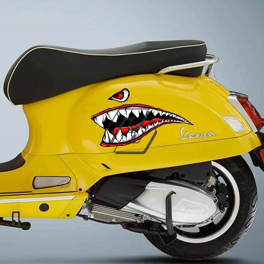 For Piaggio Vespa Liberty PK Beverly Fly Liberty GTV GTS LX Sprint Motorcycle Shark Decals