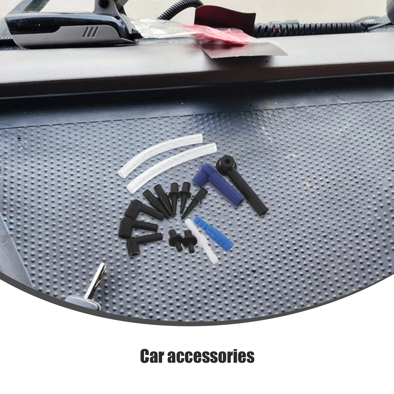 

16Pcs Brake Fluid Connector Kit Automotive Bleeding Tool Set Durable Sealing No Leakage Easy Operation Multifunctional Design