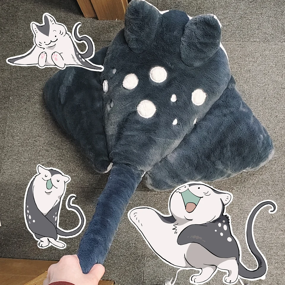 Yogin Ray Meow Peluche, Animal en peluche, Doux, Mignon, Beurre, Dessin animé, Anniversaire, Cadeau de Noël