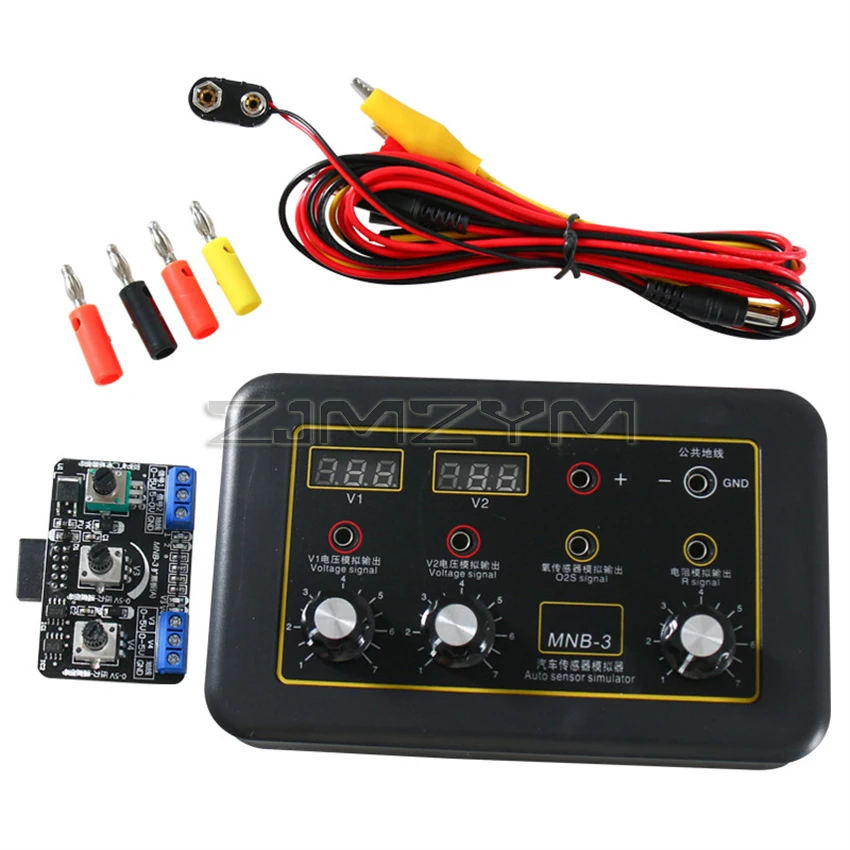 MNB-3 Auto Sensor Simulator Vehicle Automobile Signal Generator Voltmeter MNB-3 Tester Car Oxygen Oil Pressure Sensor Simulator