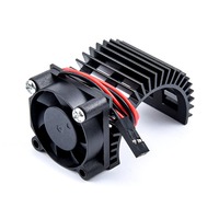 30X30mm Aluminum 2838 2845 2850 380 390 Motor Heat Sink & Cooling Fan 3-6V HeatSink For HSP 28006 RC 1/16 Electric Car