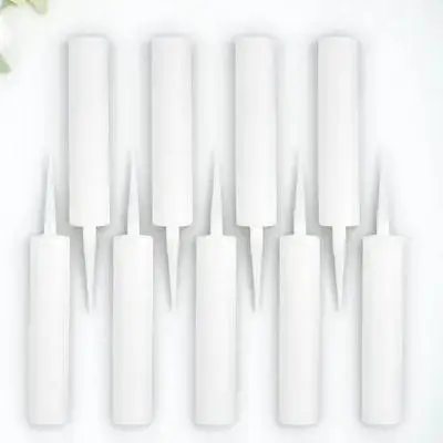 

9Pcs Reusable Empty Caulk Tubes Fillable Caulking Sealant Durable Latex Caulk Tubes for Leak Repair