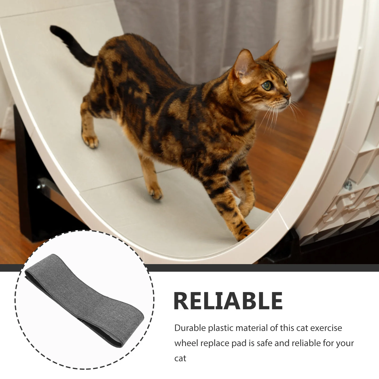

Cat Exercise Mat Thickened Wear-Resistant Replacement Pad For Running Wheel Cushion Quiet Nonskid Mat Cat Wheel Supplies