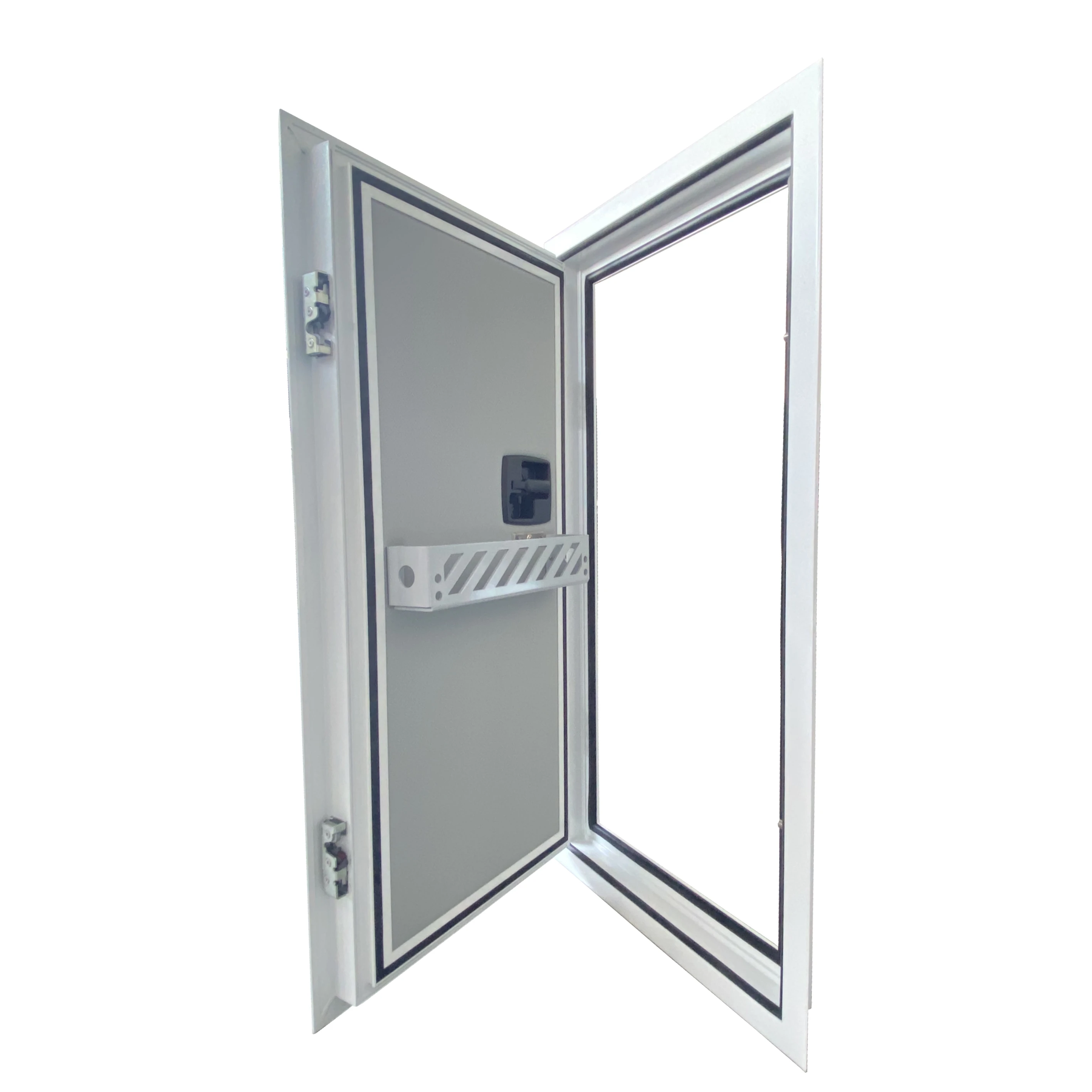 2025 باب قافلة متنقل Rv للطرق الوعرة من سبائك الألومنيوم مع مفتاح ولا نافذة #4