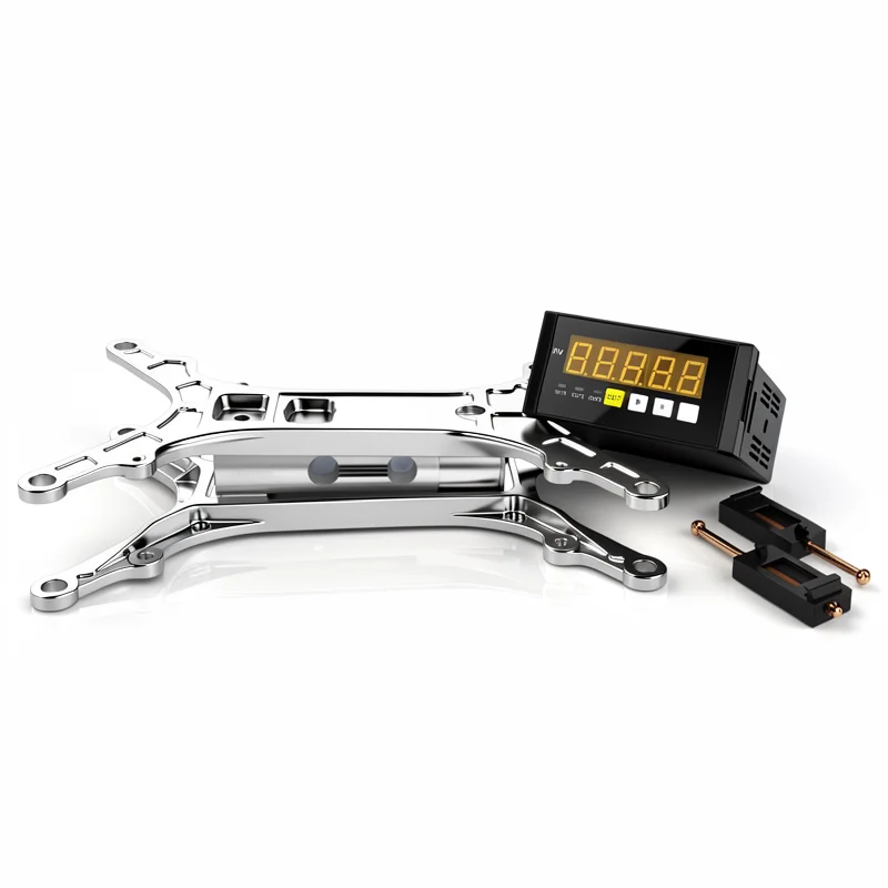 Industrial Single Point Weighing Sensor Load Cell Kit, Mounting Bracket & Digital Display Indicator Controller
