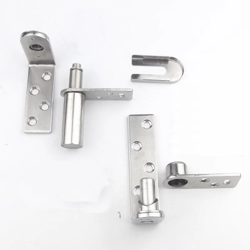 304 stainless steel bar counter invisible door hinge shaft Freely open in both directions automatically close for cowboy door