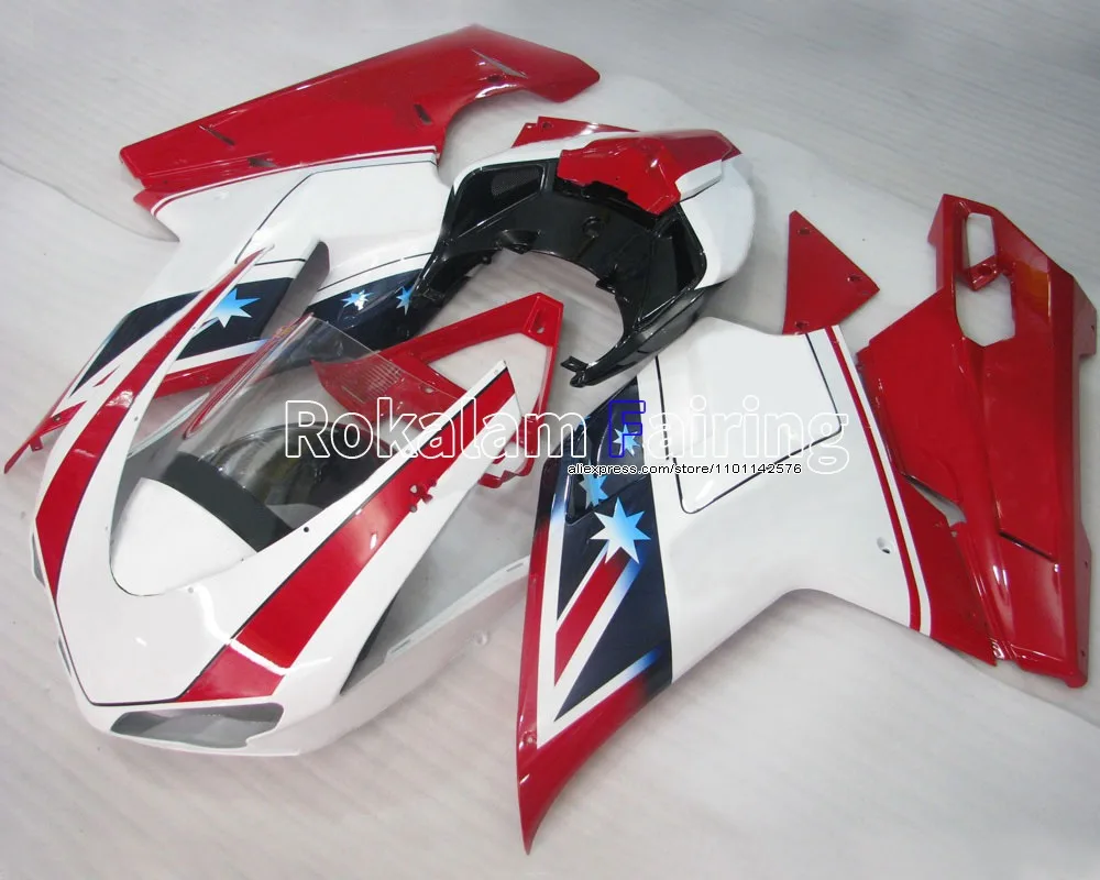 

Stars Cowling For Ducati 1098S 848 1198 2007 08 09 10 11 Motorcycle Aftermarket Kit Fairing (Injection molding)