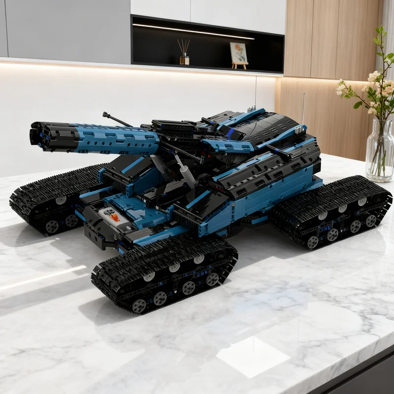 

3915pcs MOC Gigammot Tank MK I SBrick Technical Model Building Blocks Toy Gift Creative Display Collectible Desk Premium Adult
