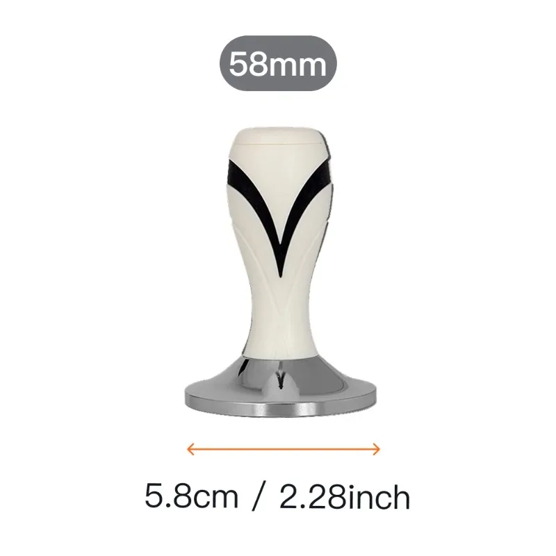 

51mm 53mm 58mmCoffee Tamper Espresso Press Metal Flat Base ABS HandleFor Barista Espresso Machines Accessory