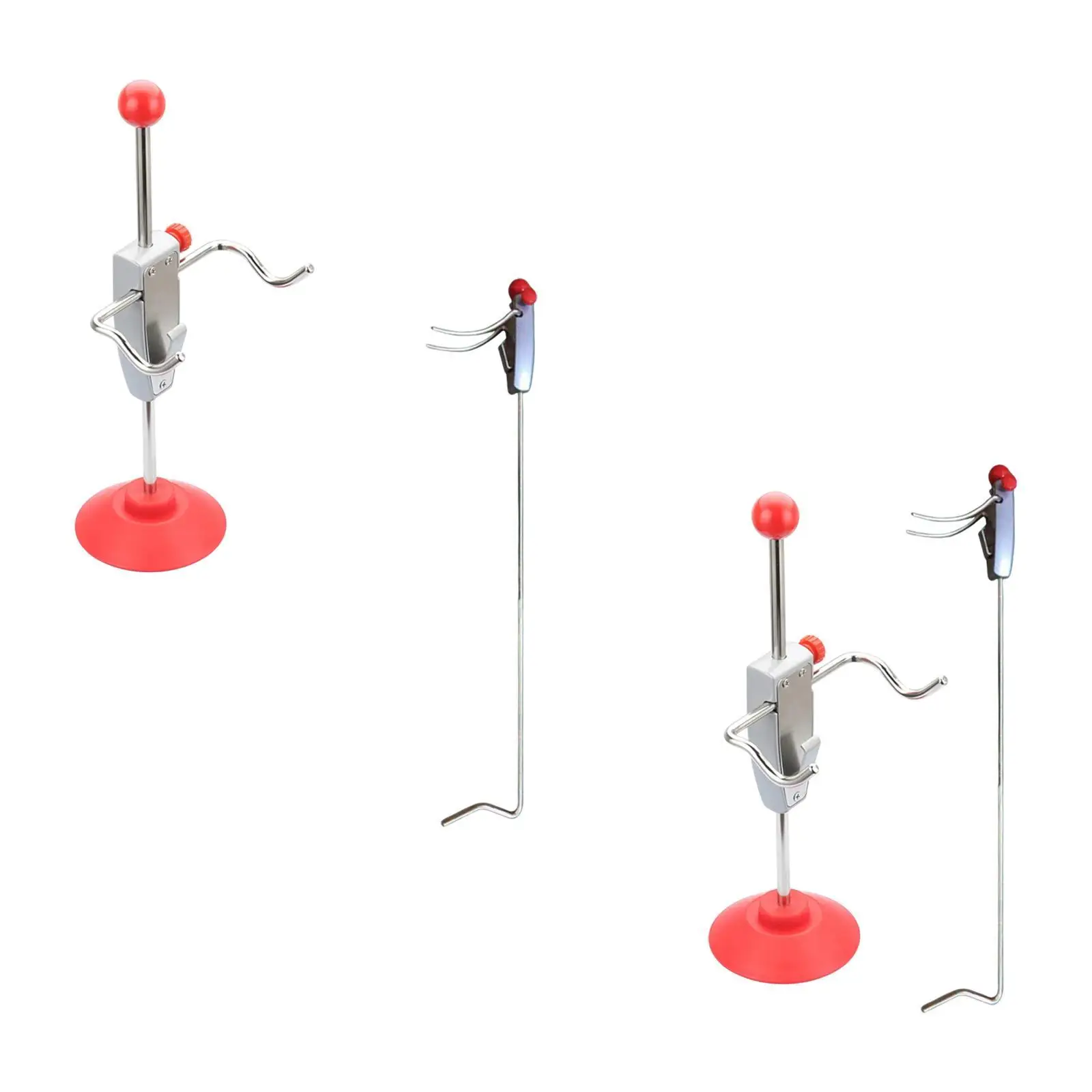 Steering Wheel Holder Stand Tool Stainless Steel Rustproof Adjustable Wheel Alignment Kit for Car and Truck Garage Use