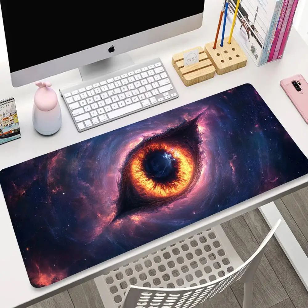 

Creative eye pattern design mouse pad keyboard pad A variety of cool computer office accessories plus long desk mat high quality