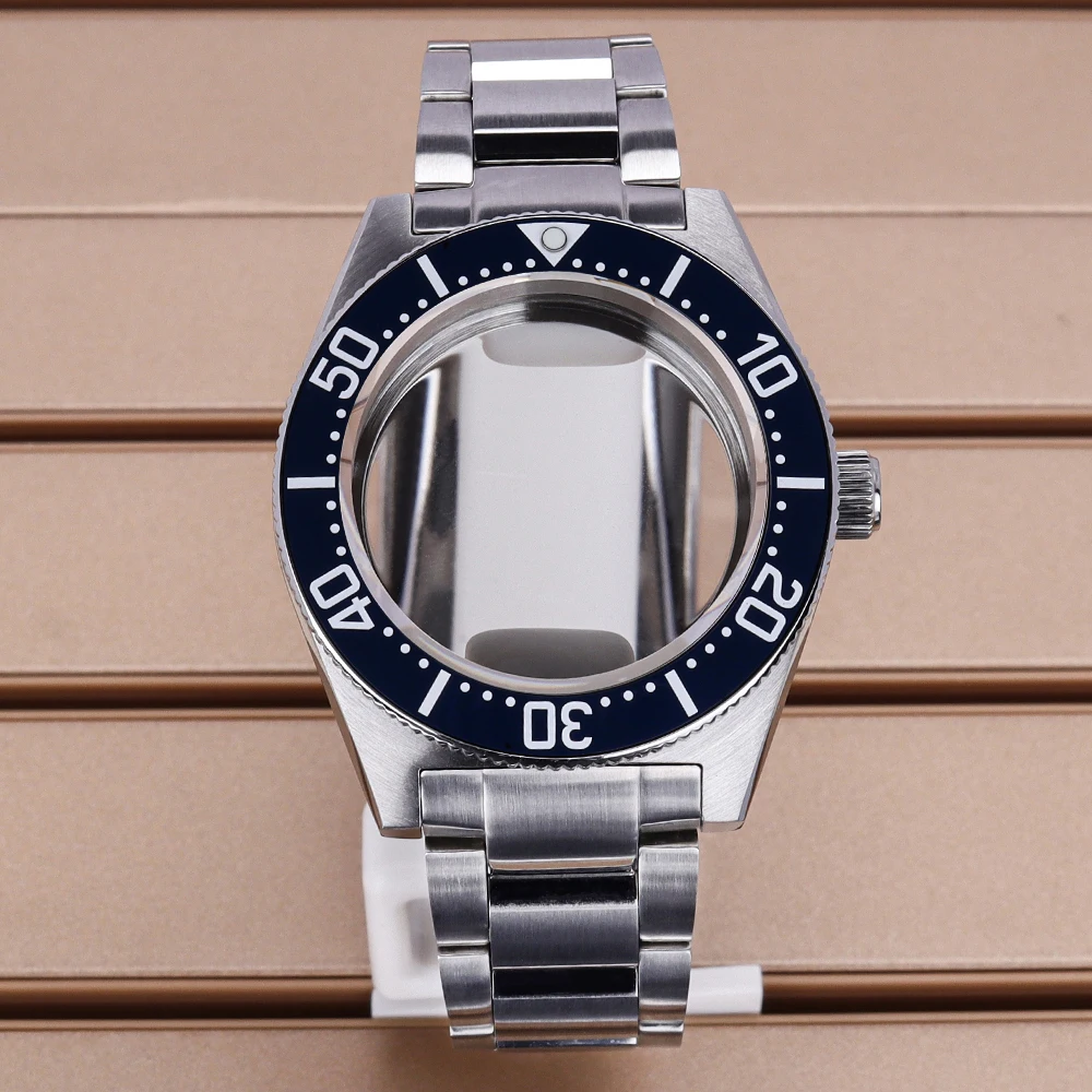 

Корпус часов 40,5 мм SPB143J1/SPB253J1, стальной браслет, сапфировое стекло, для механизмов Black Tiger Whale NH34, NH35, NH36, NH38, циферблат 28,5 мм.