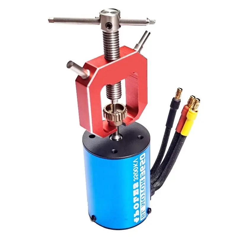 Universal Metal Pinion Gear Puller - Extraction Tool for RC Cars/Helicopters/Drones and Tamiya Mini 4WD - Motor Gear Removal Set