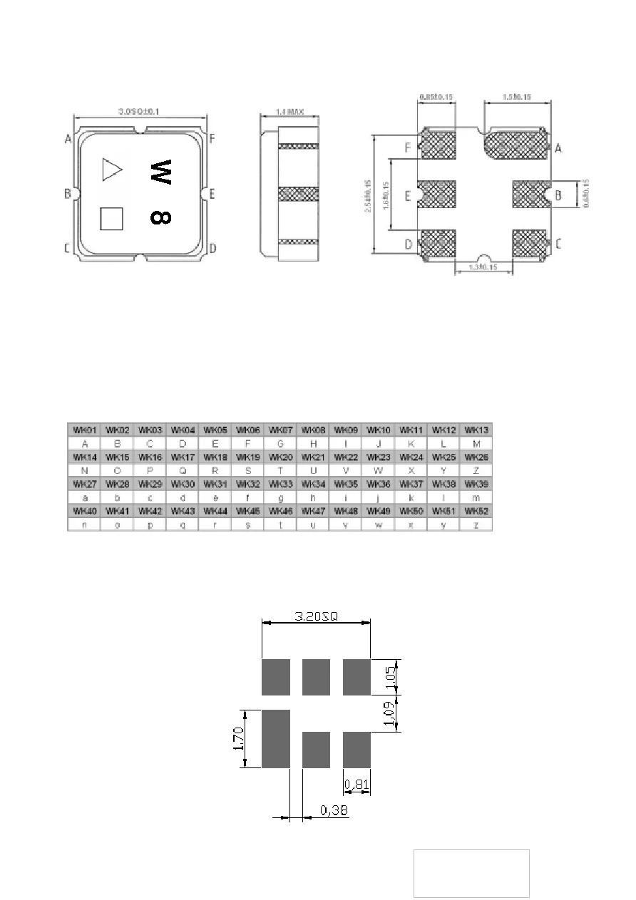 (10PCS)  TA1593A code W8  brand new genuine 426MHz packaged SMD SAW filter in stock