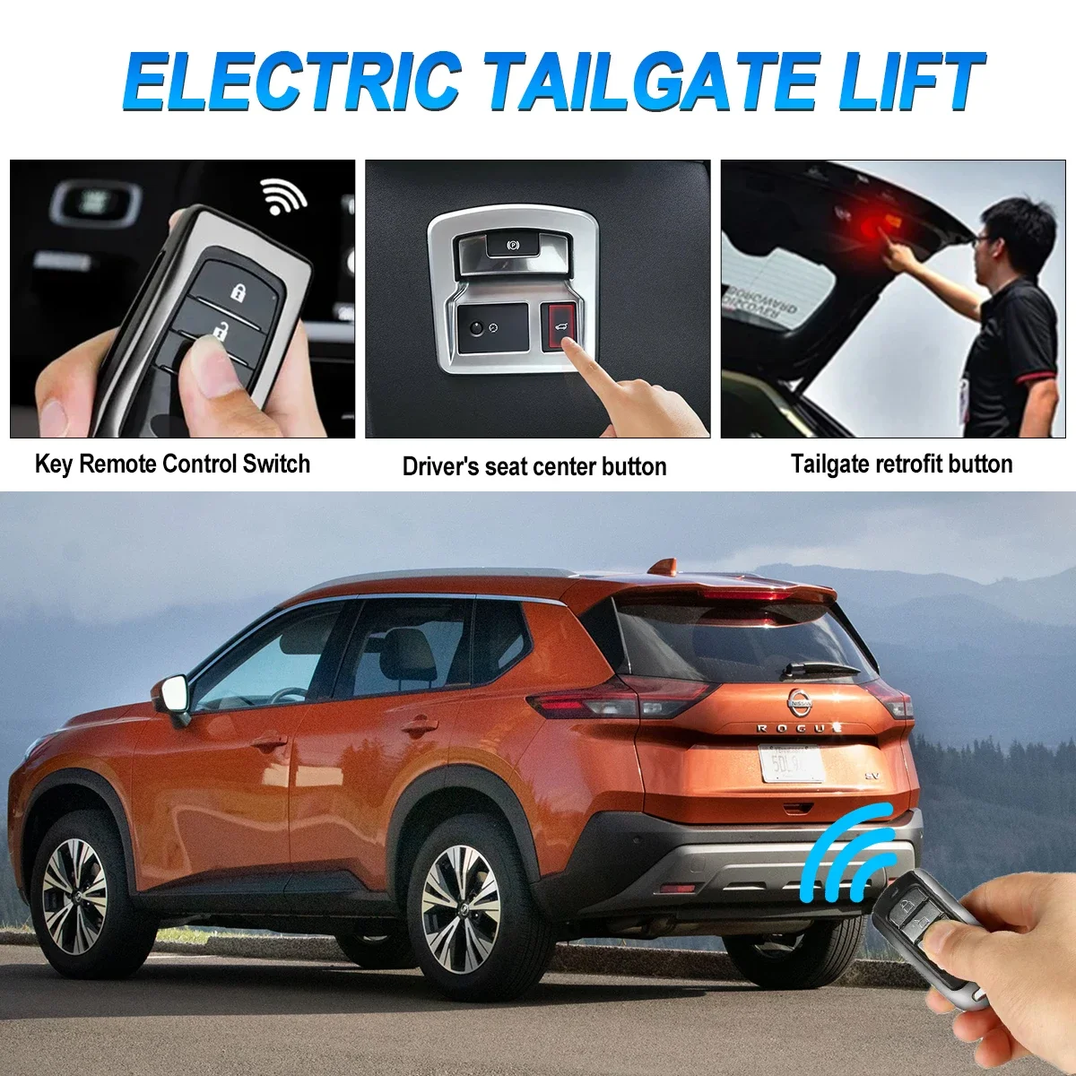 Car Parts Electric Tailgate Modified Kick Sensor Tailgate Automatic Lifting Rear Door For MG4 Power Tailgate