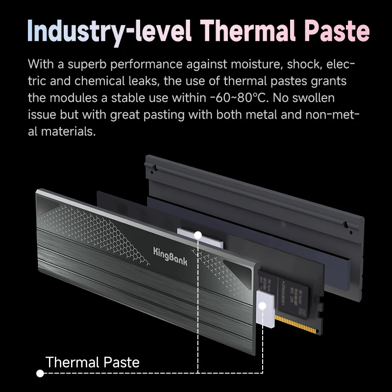 KingBank CL38 memoria ram DDR5 RAM Memory DDR5 RAM PC 24GBX2 48GB 8000MHz 8000 MHz RAM for Desktop gaming computer Hynix M die