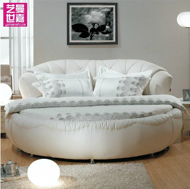 

Fabric round Double Bed Princess Bed