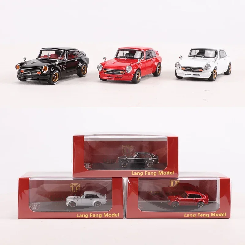 LF MODEL 1:64  Honda S800  Die-Cast Alloy Model Car Collection Black White Red Collector