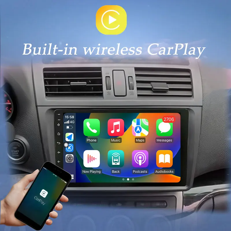 CarPlay for Suzuki Celerio Cultus 2015-2017 HD Screen Car Radio Video Multimedia Player  Split Screen GPS Navigation DSP Stereo