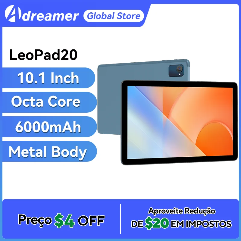 Adreamer Android 13 Tablet LeoPad20 3+32G  10.1 inch 6000mAh1280x800 IPS Screen 6000mAh Wifi Portable Tablets PC