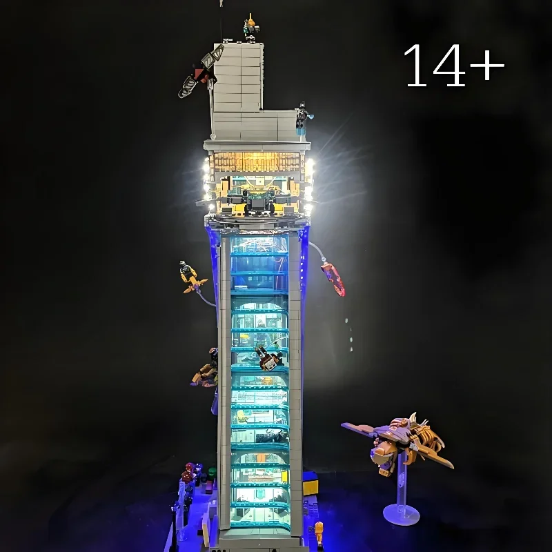 Auf Lager 76269, Kampfturm, modulares Modell, Baustein, Heimdekoration, Montage, klassischer Turm, Architektur, Weihnachtsgeschenke