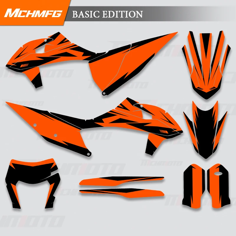 MCHMFG For KTM SXF 2019 2020 2021 2022 EXC 2020 -2023 New Style Graphics Decals Stickers Kit 09