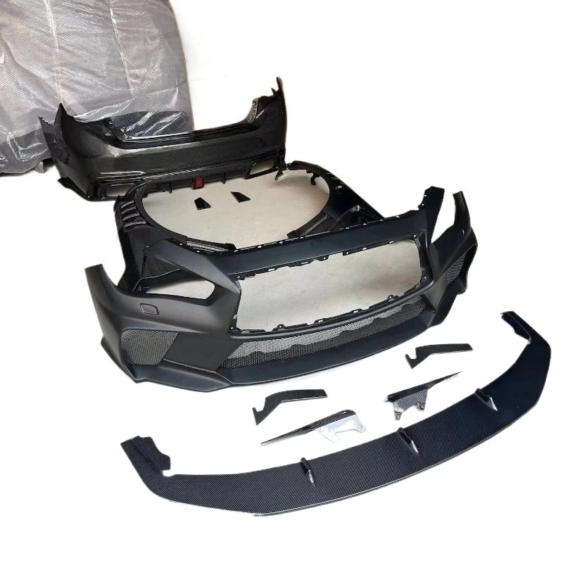 

Carbon Body Kits for Q50 2014+ Real Carbon Fiber Boky Kit Front Bumper Fender Rear Bumper