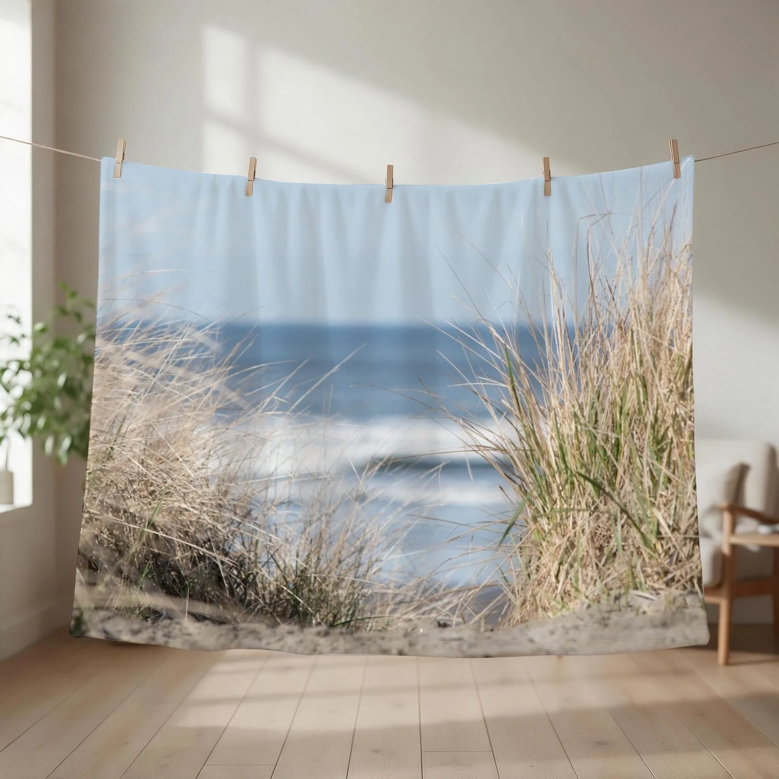The Beach Beckons Path To Ocean Shore Throw Blanket Tourist funny gift Luxury Throw Soft Blankets