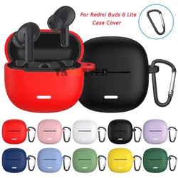 For Redmi Buds 6 Lite Case Cover Silicone Protective Sleeve For Redmi Buds 6 Lite Bluetooth Wireless Earphones Protector Skin