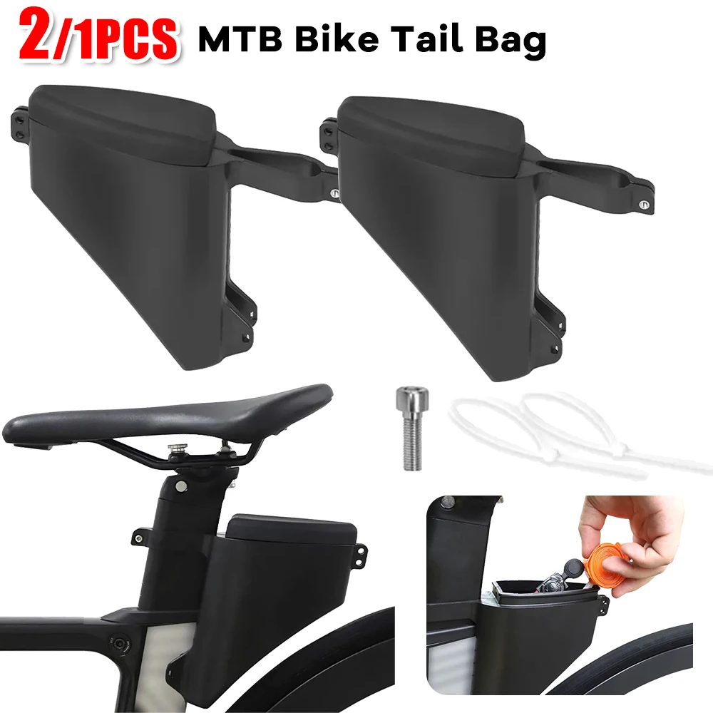 

Road MTB Bike Tail Bag Cycle Bags Storage Road Bike Saddlebags Hard Shell Teardrop Seatpost Windbreaker Torpedo Saddle Bag