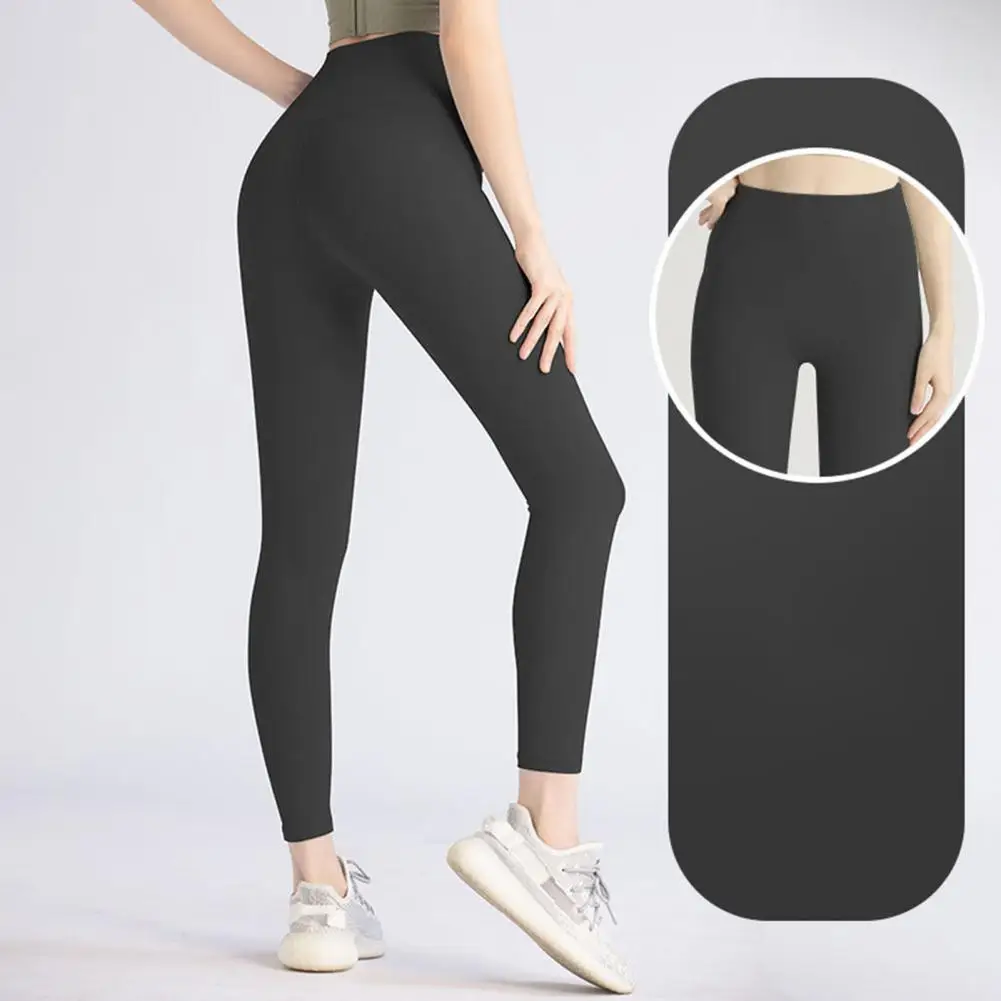 Women Striped High Waist Yoga Leggings Tummy Control Yoga Leggings Quick Dry Jogging Running Female Workout Long Pants