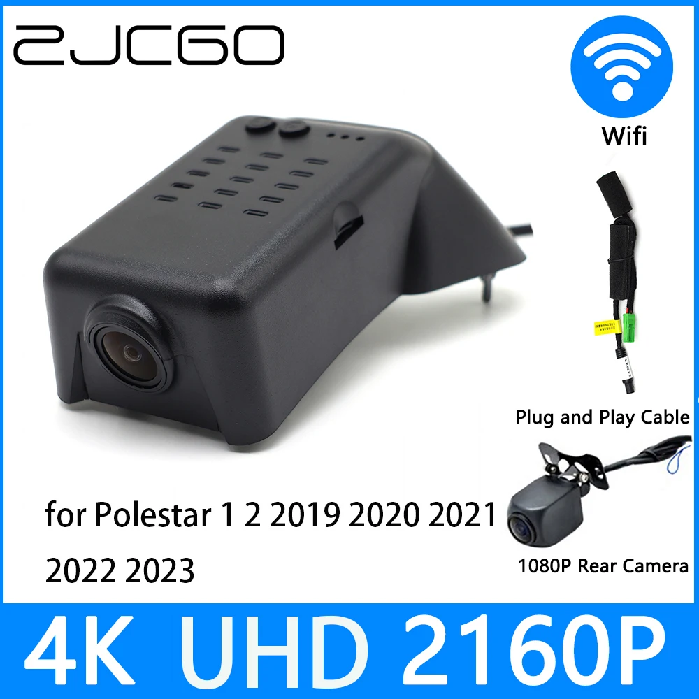 

ZJCGO Dash Cam 4K UHD 2160P Car Video Recorder DVR Night Vision for Polestar 1 2 2019 2020 2021 2022 2023